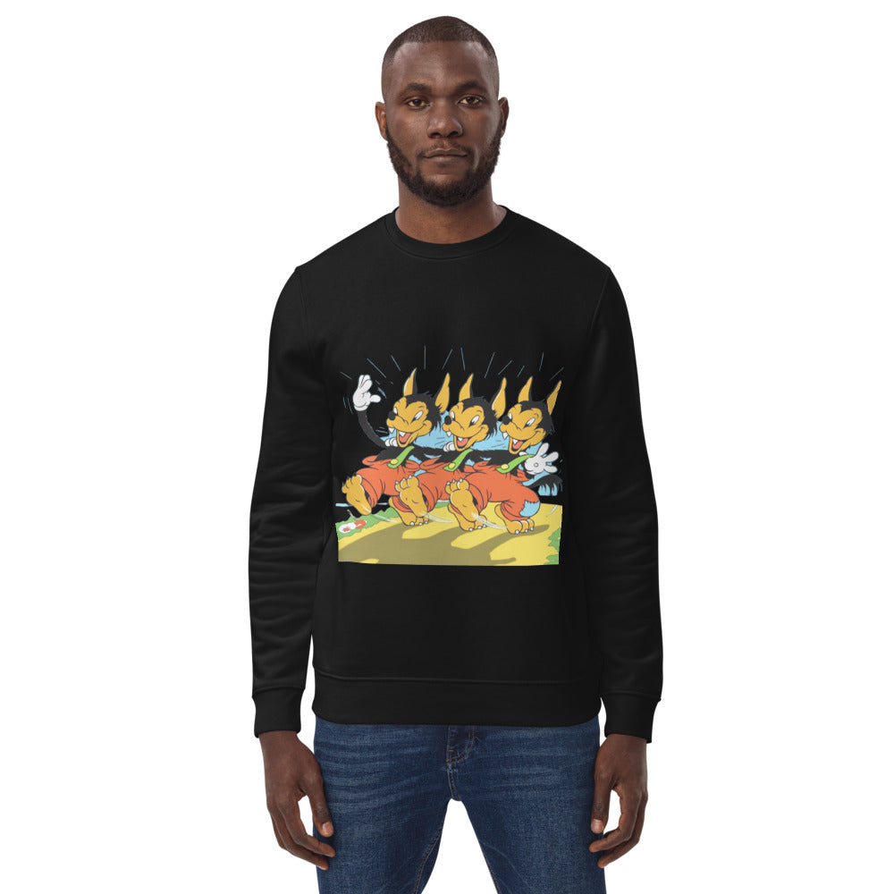 Wolfs of Ya'll Streets Unisex eco sweatshirt - Random the Ghost