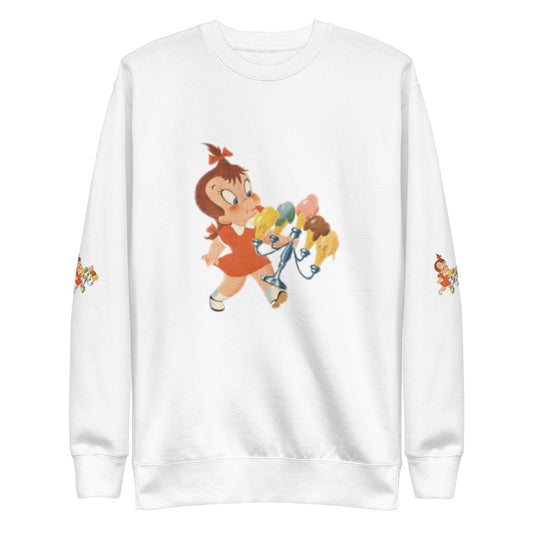 Ice Cream Girl Fleece Pullover - Random the Ghost