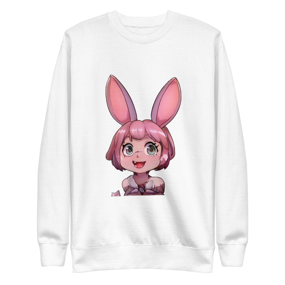 Unisex Mecha Pop Girl 196 Fleece Pullover - Random the Ghost