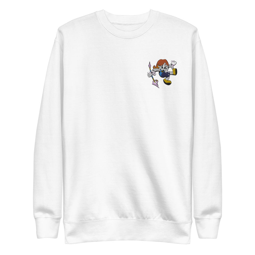 Unisex Popular Fleece Pullover - Random the Ghost