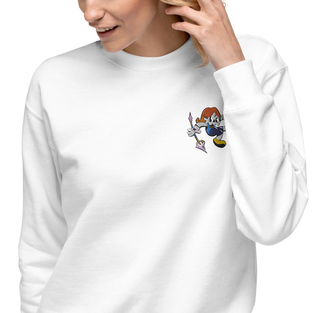 Unisex Popular Fleece Pullover - Random the Ghost