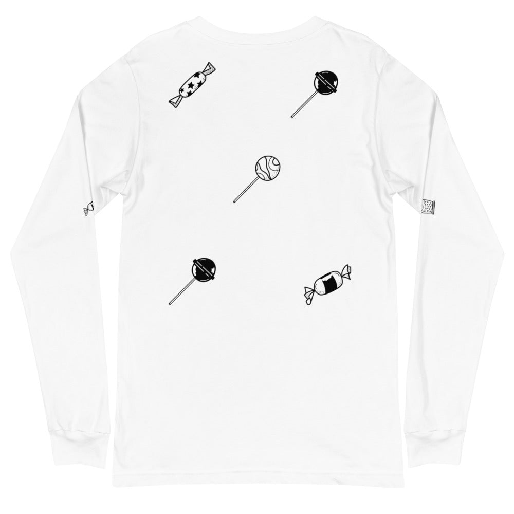 Unisex Candy Long Sleeve Tee - Random the Ghost