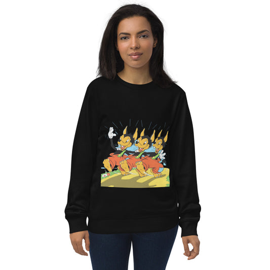 Wolfs of Ya'll Streets Unisex organic sweatshirt - Random the Ghost