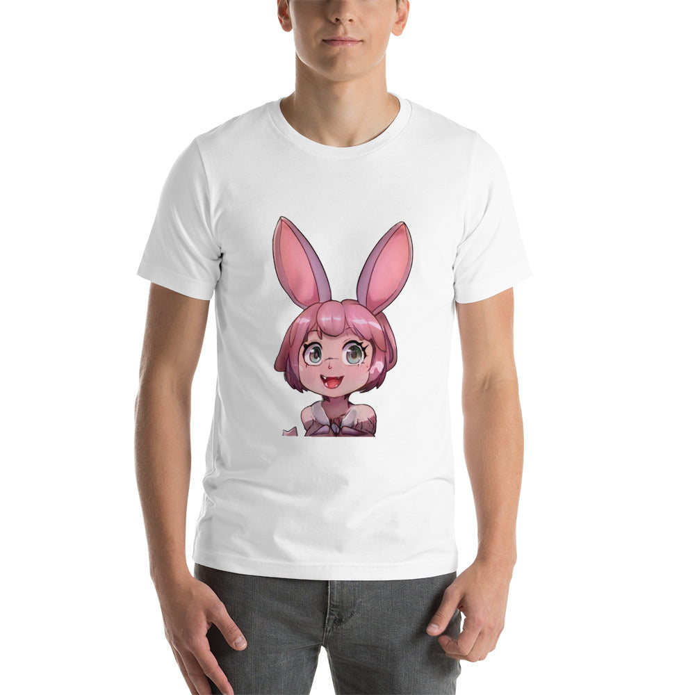 Short-Sleeve Unisex Mecha Pop Girl T-Shirt - Random the Ghost