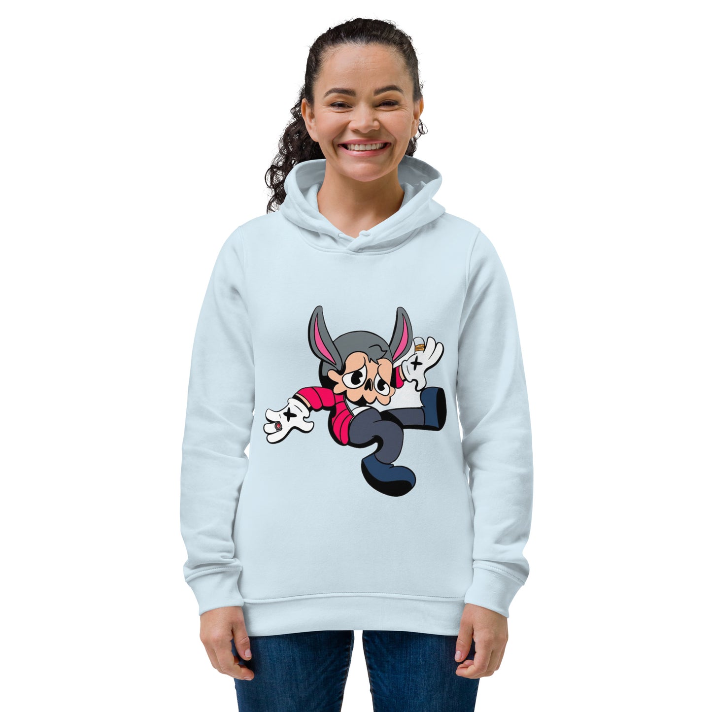 Women's Pop 214 eco fitted hoodie - Random the Ghost