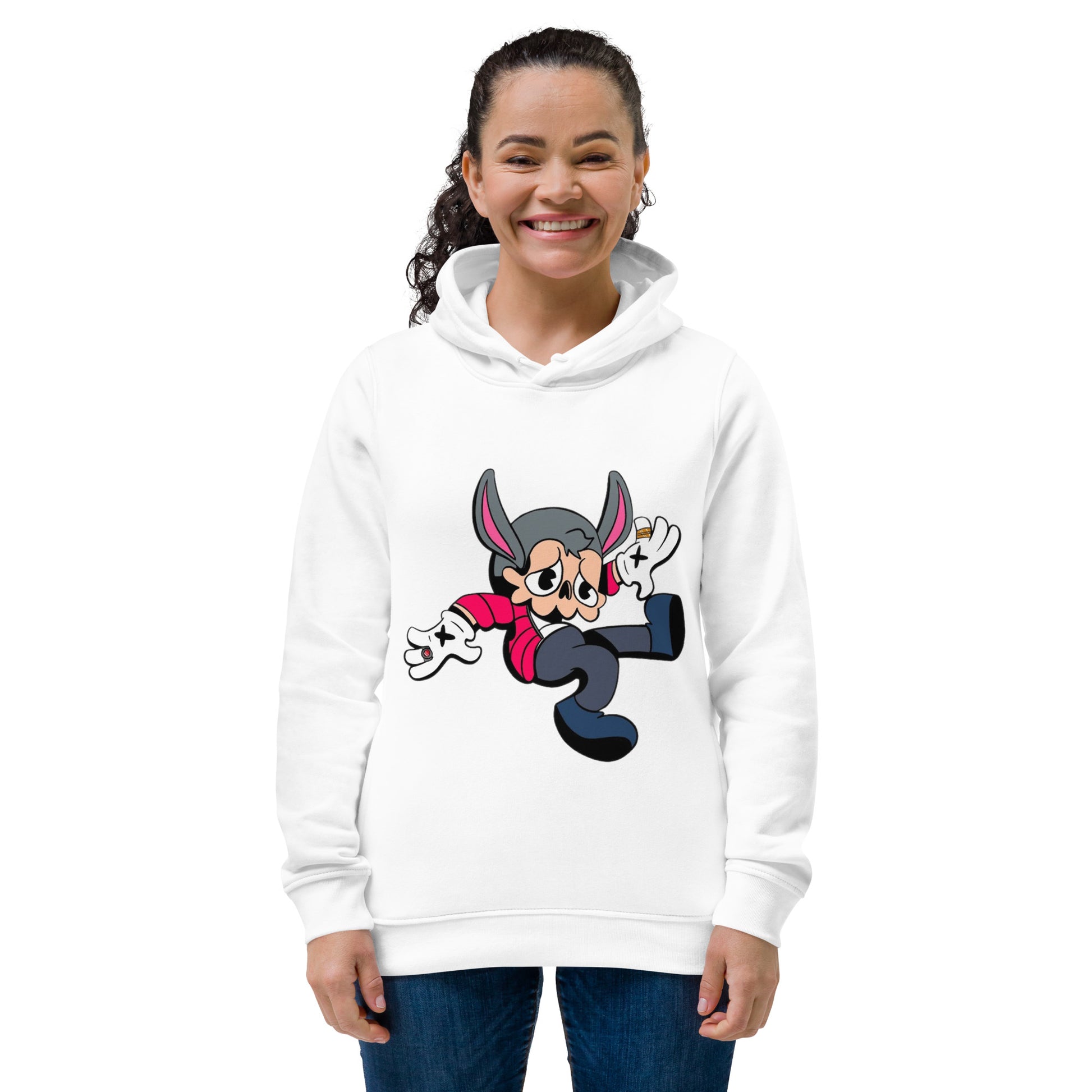 Women's Pop 214 eco fitted hoodie - Random the Ghost