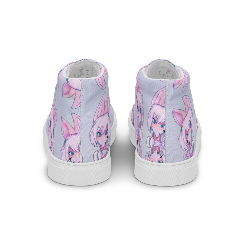 Women’s Mecha Pop Girl 208's high top canvas shoes - Random the Ghost