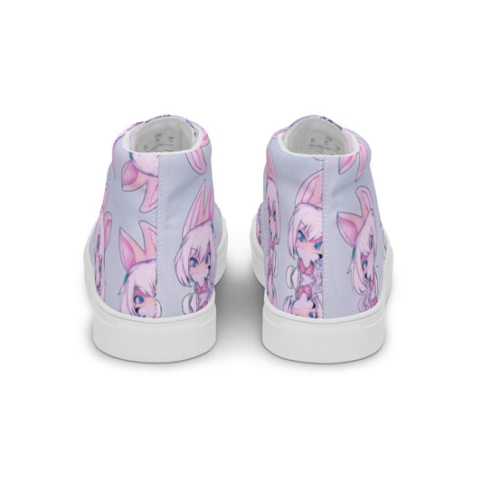 Women’s Mecha Pop Girl 208's high top canvas shoes - Random the Ghost