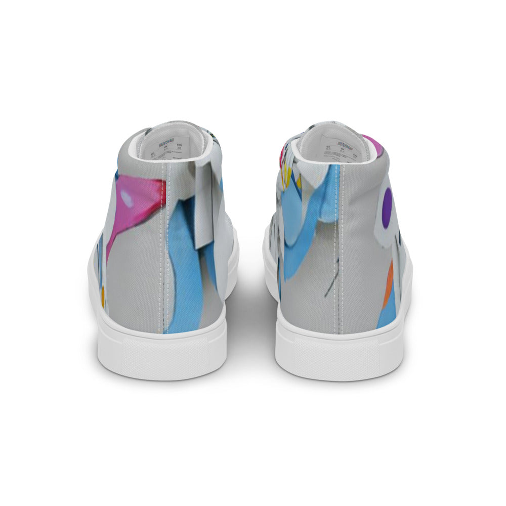 Women’s high top canvas shoes - Random the Ghost