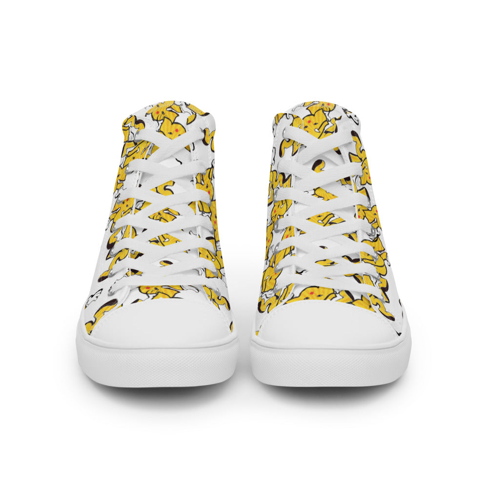 Women’s L$D Pop Blotter's high top canvas shoes - Random the Ghost