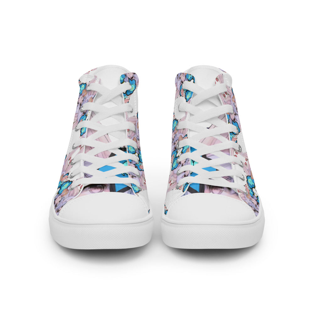 Women’s Inside Jokes high top canvas shoes - Random the Ghost