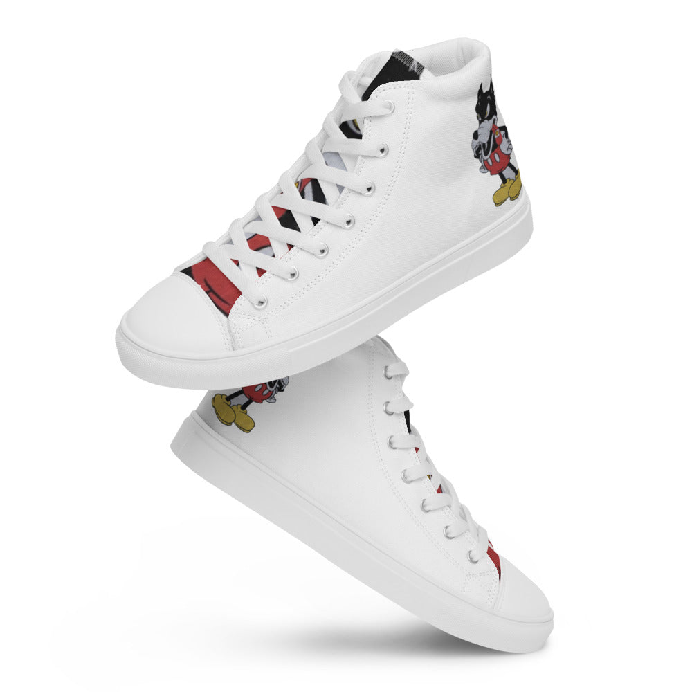 Women’s Haight Street L$D high top canvas shoes - Random the Ghost