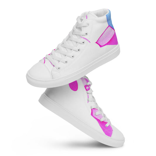 Women’s 👻 high top canvas shoes - Random the Ghost