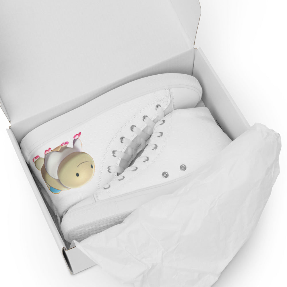 Women’s Tweezies high top canvas shoes - Random the Ghost