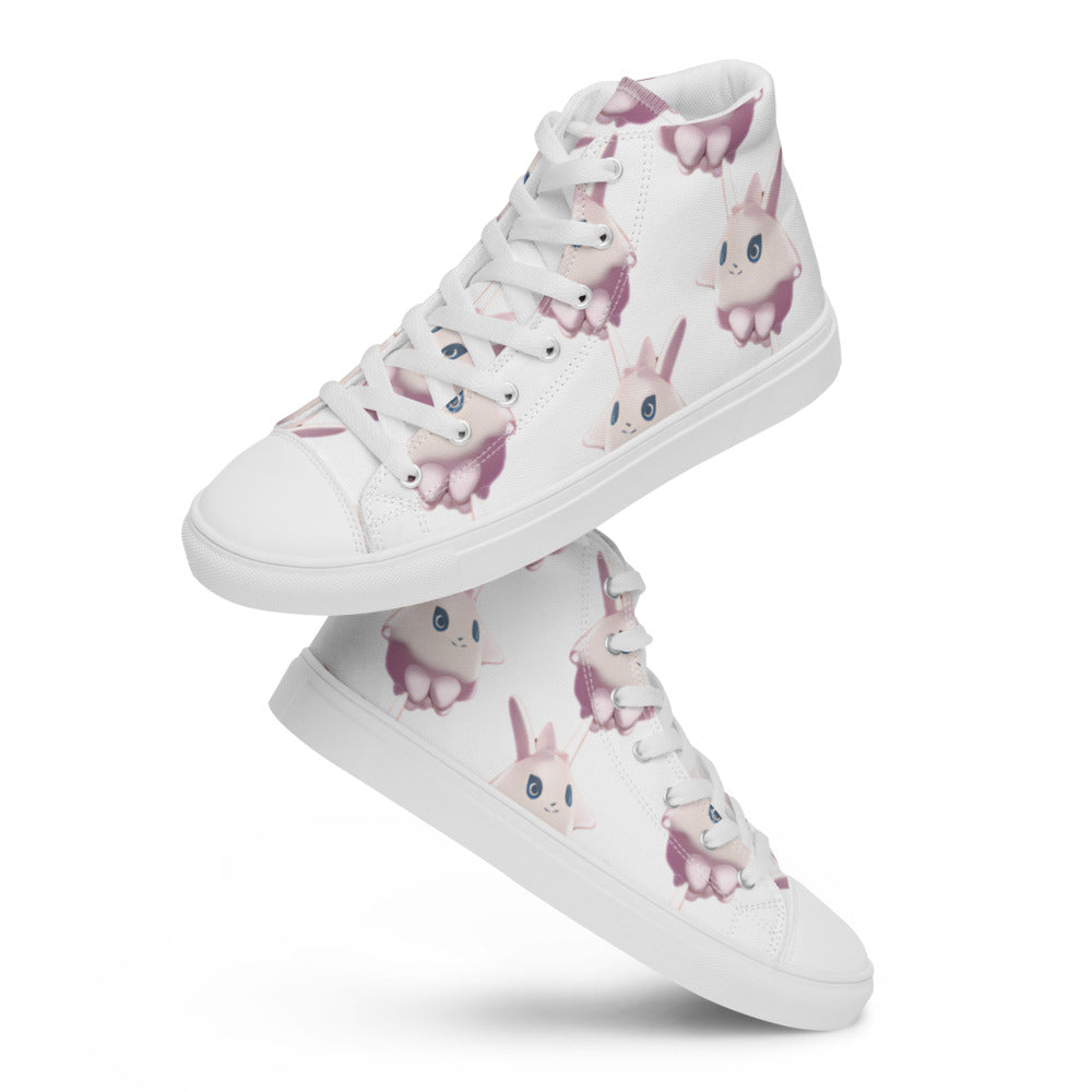 Women’s Spooker's high top canvas shoes - Random the Ghost