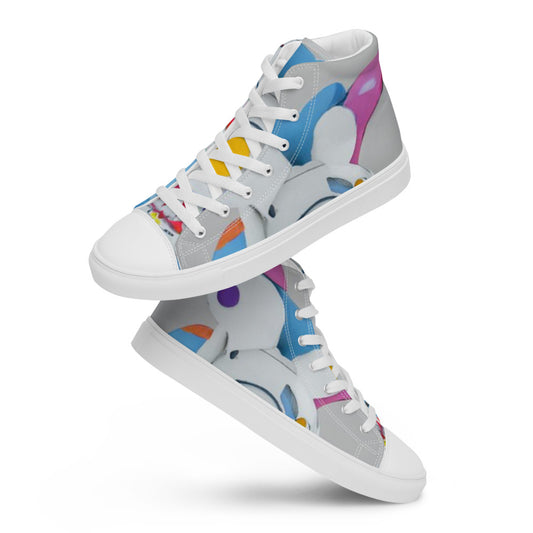 Women’s high top canvas shoes - Random the Ghost