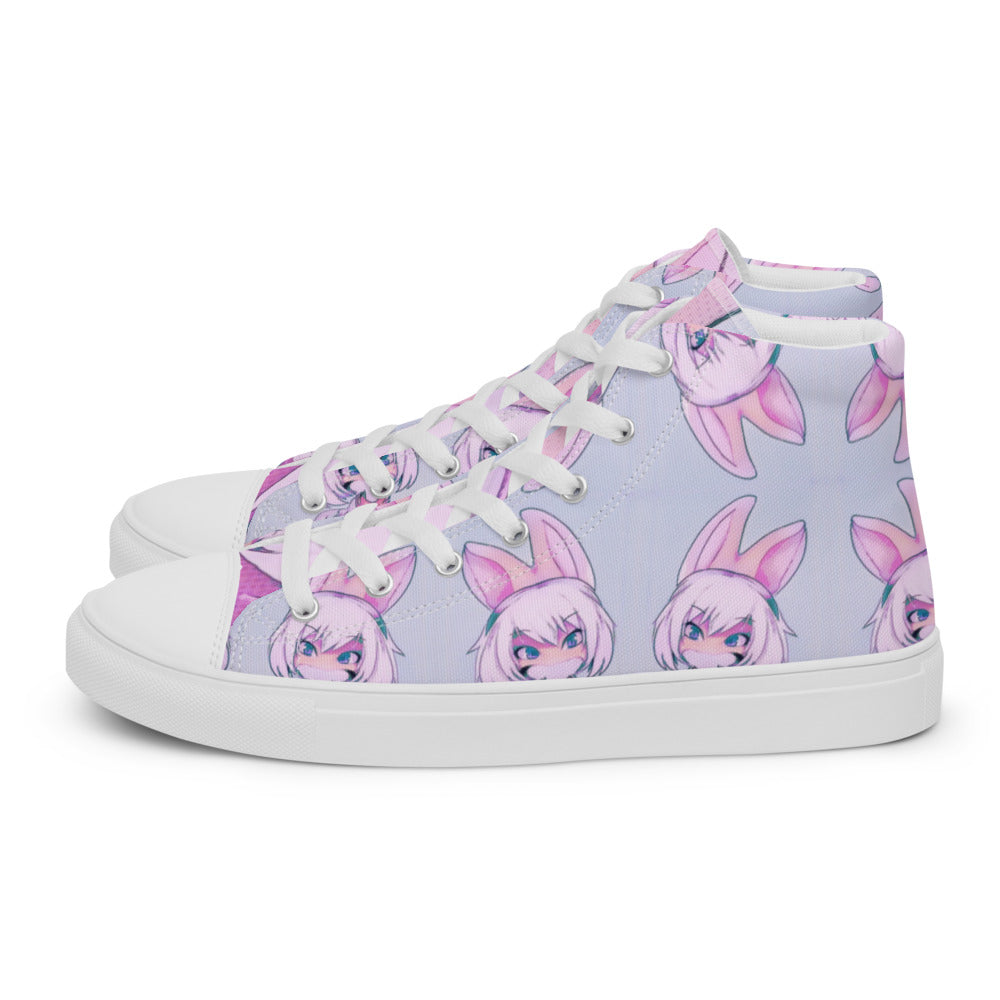 Women’s Mecha Pop Girl 208's high top canvas shoes - Random the Ghost