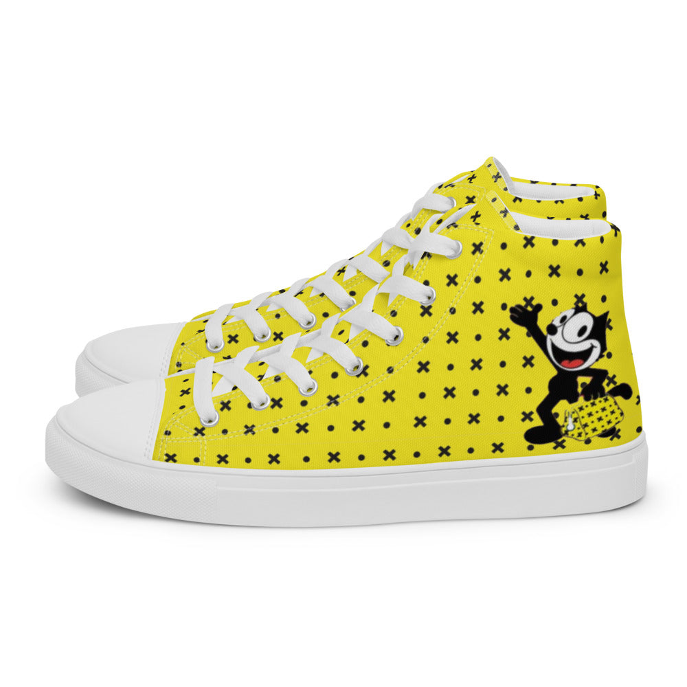 Women’s Magic Bag$ high top canvas shoes - Random the Ghost