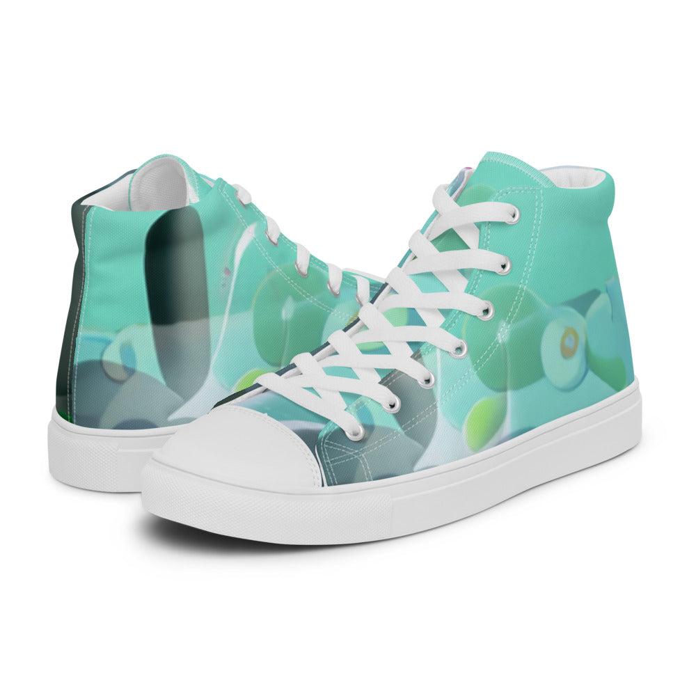 Women’s high top canvas shoes - Random the Ghost