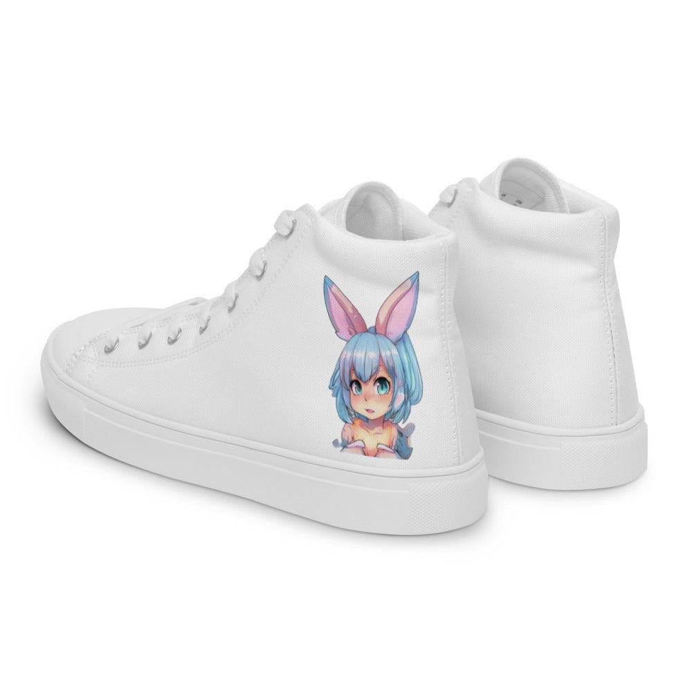 Women’s Mecha Pop Girl 198's high top canvas shoes - Random the Ghost