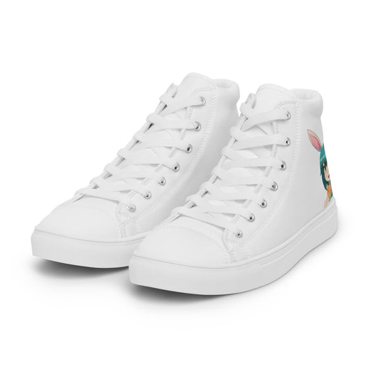 Women’s high top canvas shoes - Random the Ghost