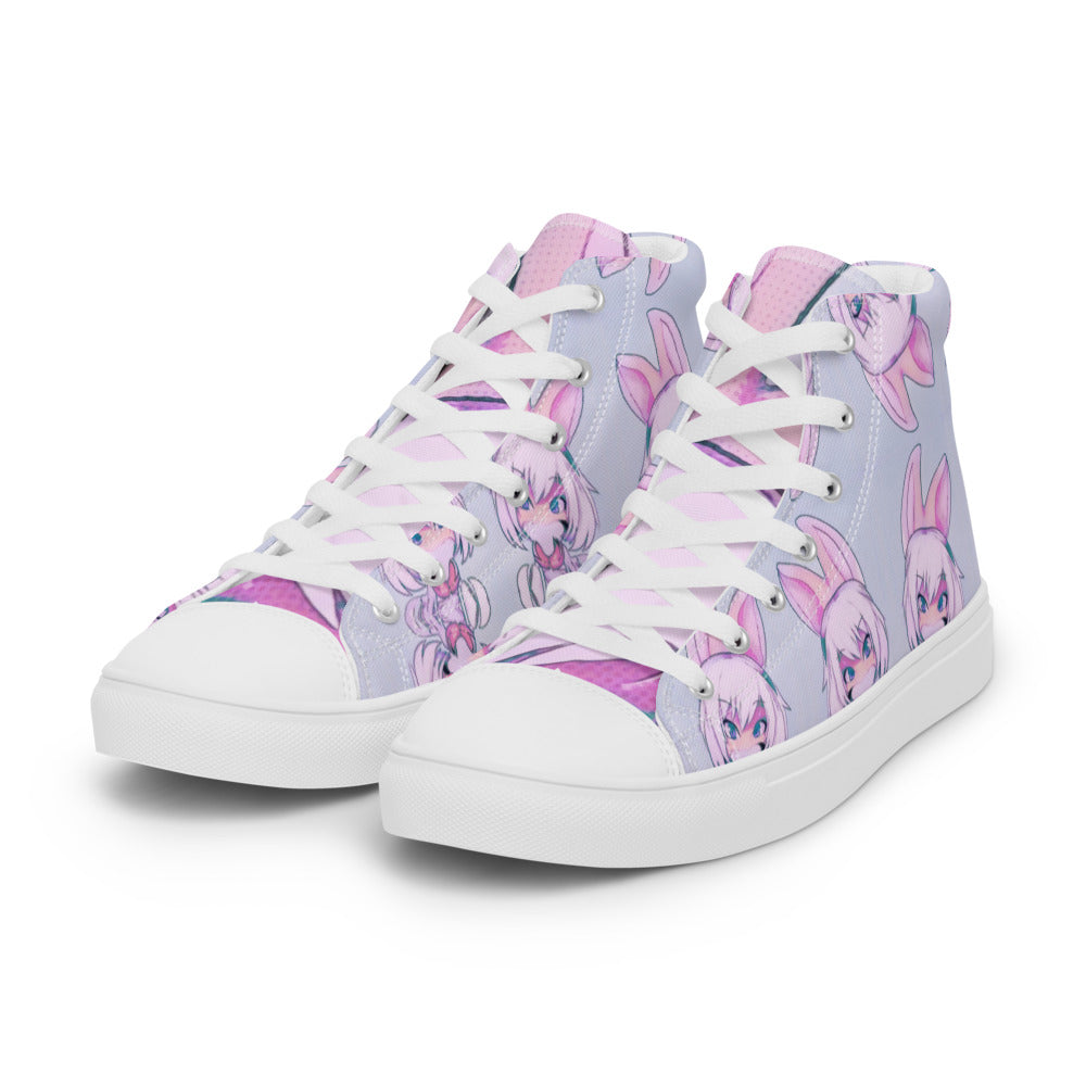 Women’s Mecha Pop Girl 208's high top canvas shoes - Random the Ghost