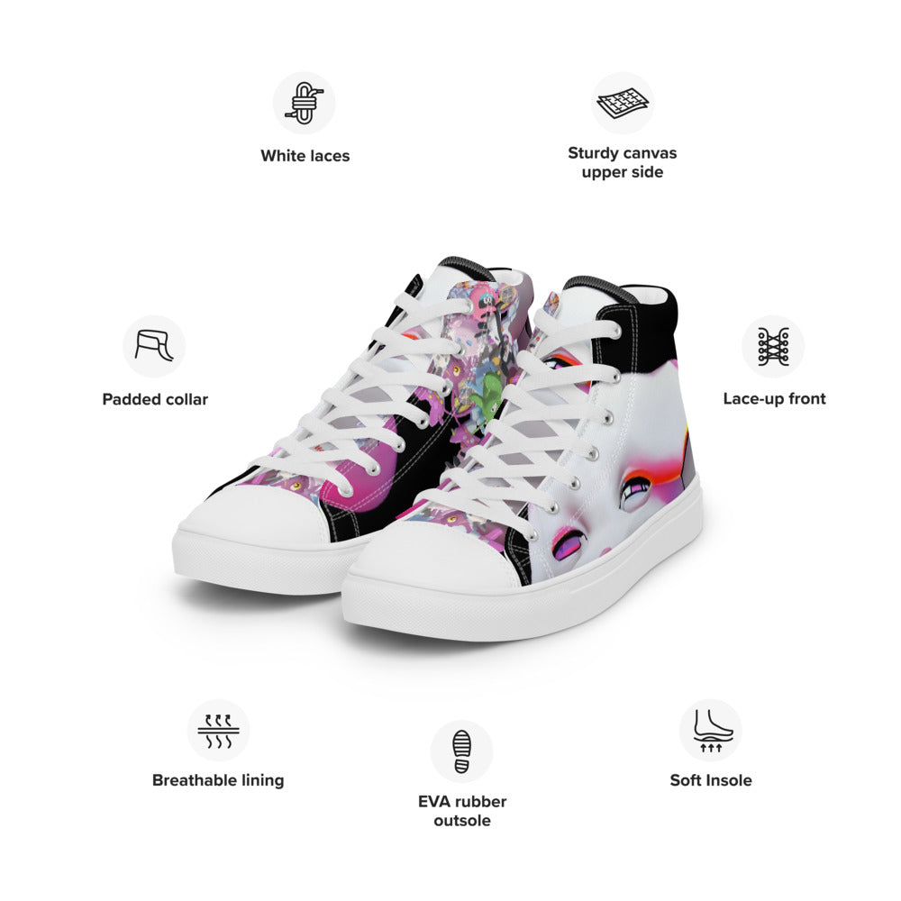 Women’s. ? high top canvas shoes - Random the Ghost