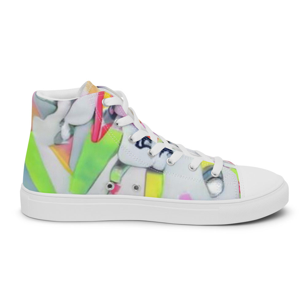 Women’s high top canvas shoes - Random the Ghost