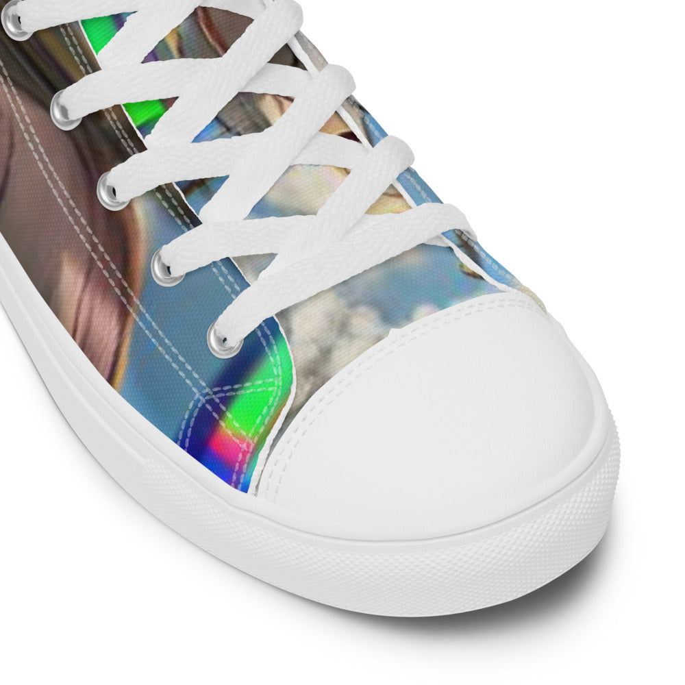 Women’s Off Air high top canvas shoes - Random the Ghost