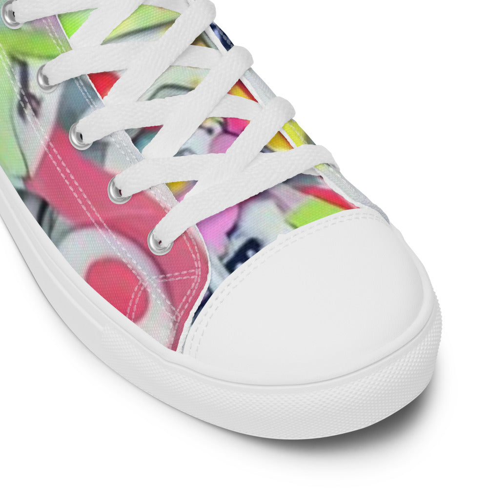 Women’s high top canvas shoes - Random the Ghost