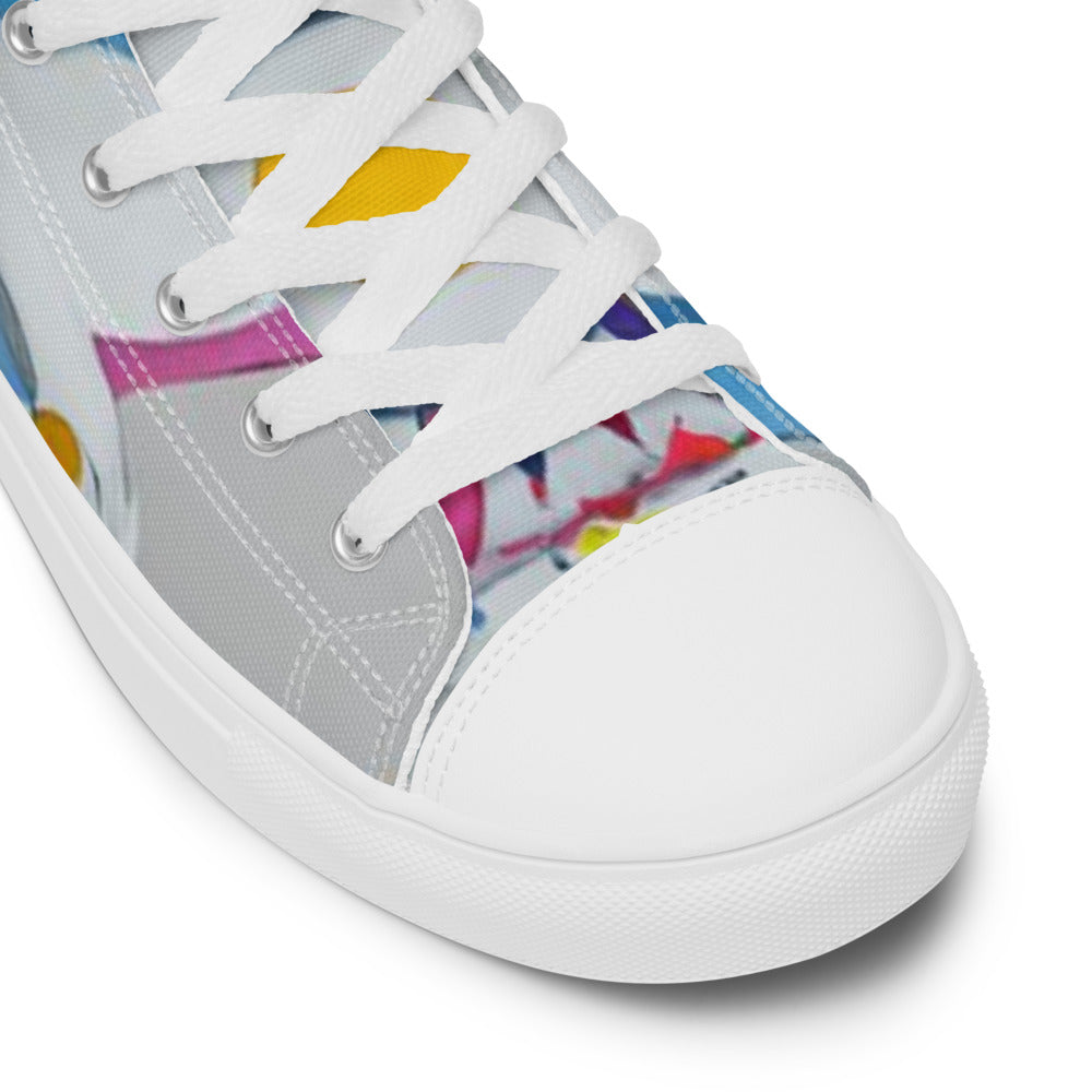 Women’s high top canvas shoes - Random the Ghost