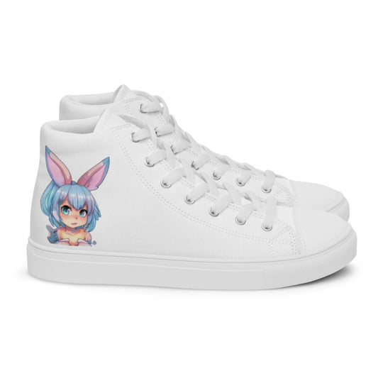 Women’s Mecha Pop Girl 198's high top canvas shoes - Random the Ghost