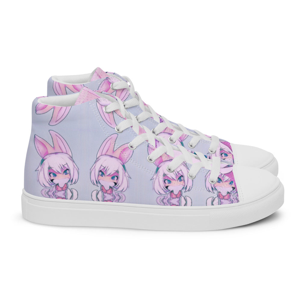 Women’s Mecha Pop Girl 208's high top canvas shoes - Random the Ghost