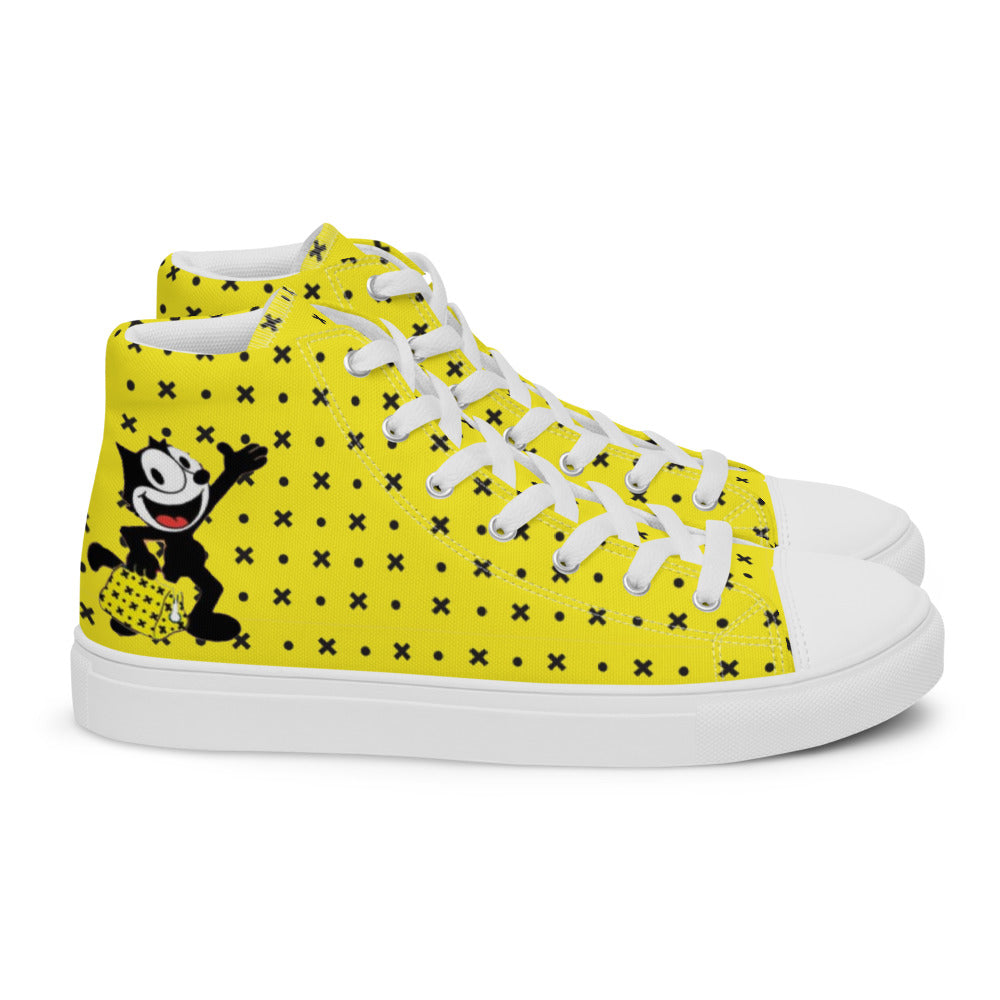 Women’s Magic Bag$ high top canvas shoes - Random the Ghost