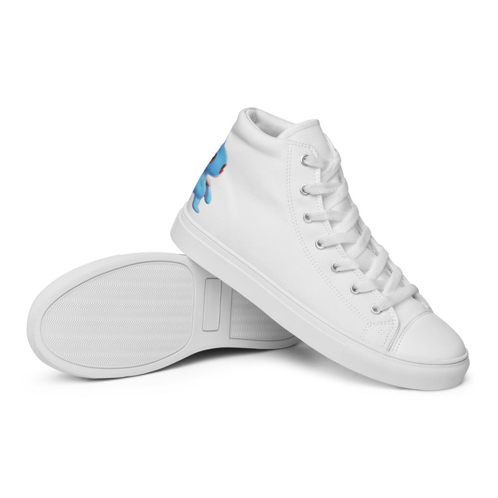 Women’s Jippers high top canvas shoes - Random the Ghost