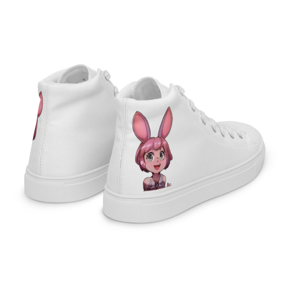 Women’s Mecha Pop Girl 196's high top canvas shoes - Random the Ghost