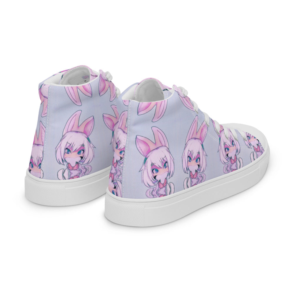 Women’s Mecha Pop Girl 208's high top canvas shoes - Random the Ghost