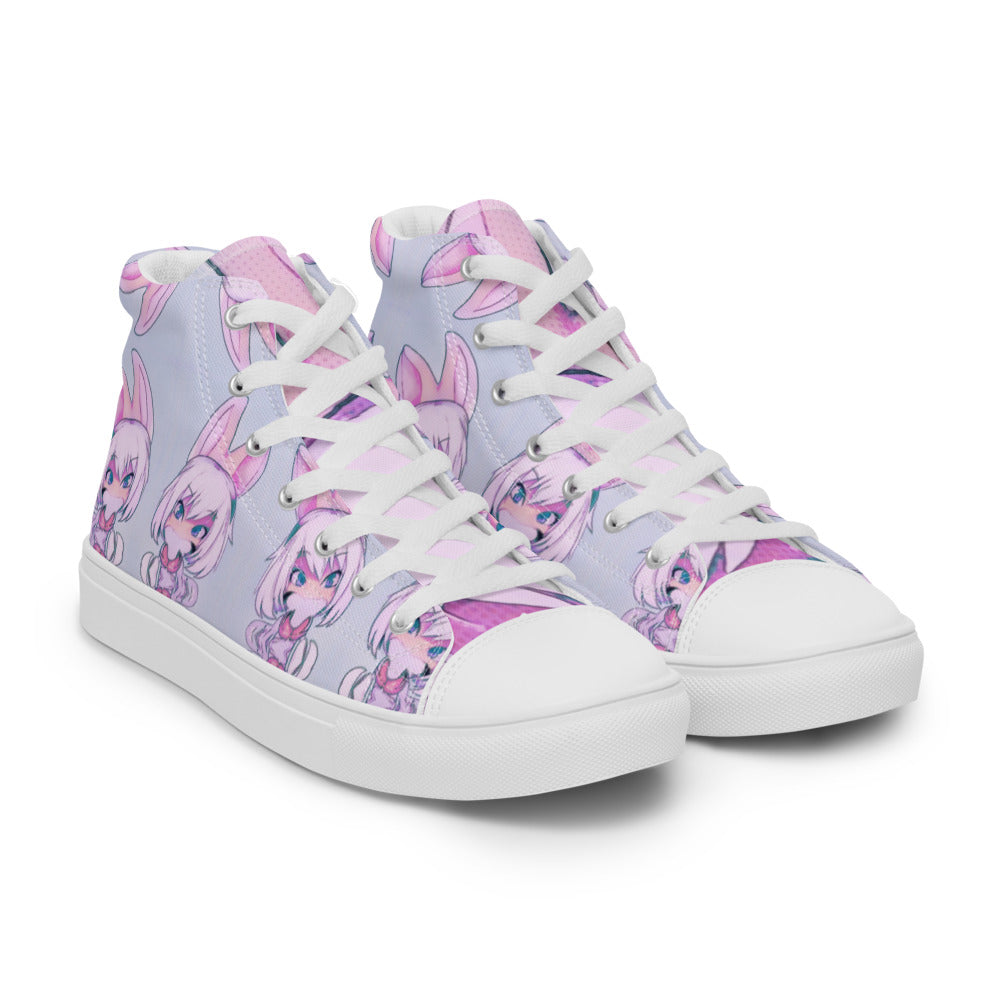 Women’s Mecha Pop Girl 208's high top canvas shoes - Random the Ghost