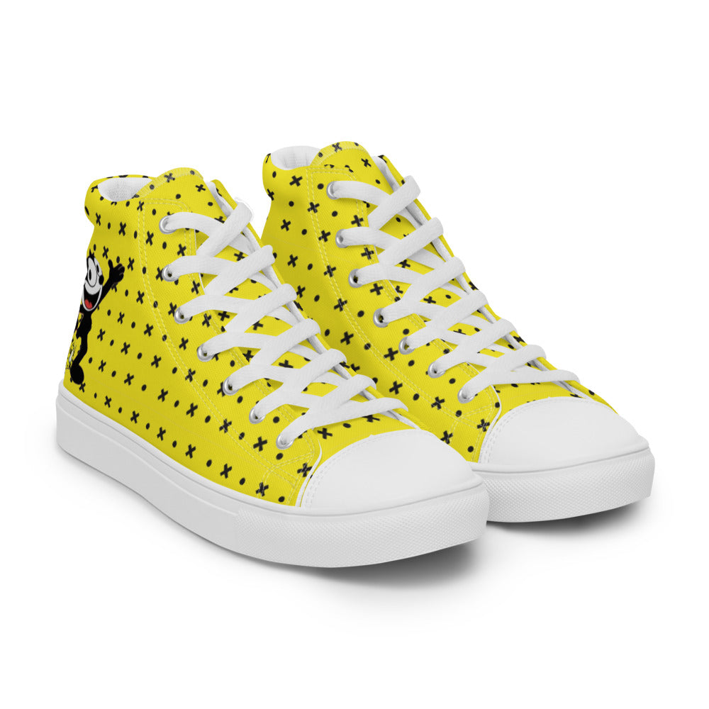 Women’s Magic Bag$ high top canvas shoes - Random the Ghost