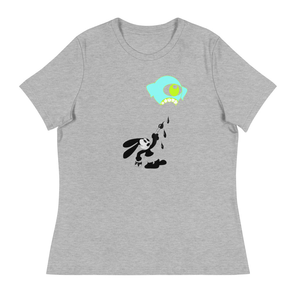 Rabbit Slap Women's Relaxed T-Shirt - Random the Ghost