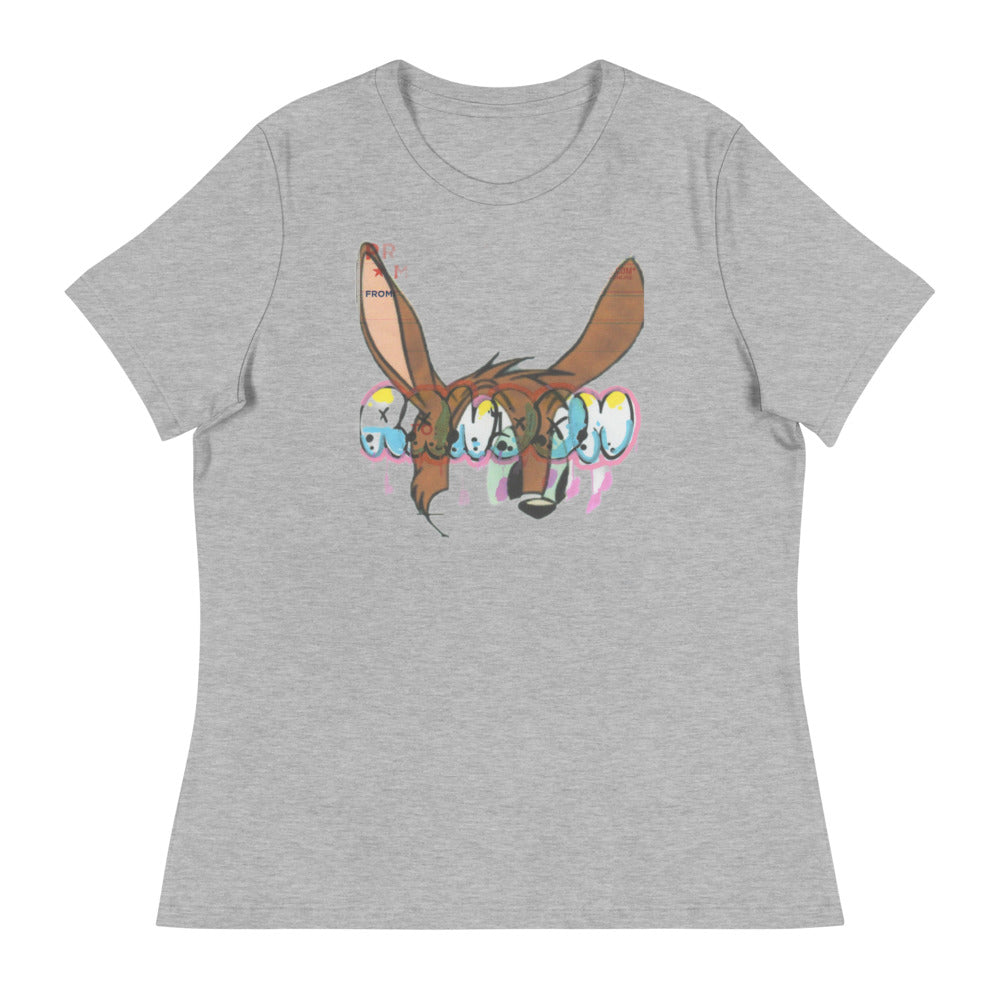 Women's Relaxed Rabbit Ears T-Shirt - Random the Ghost