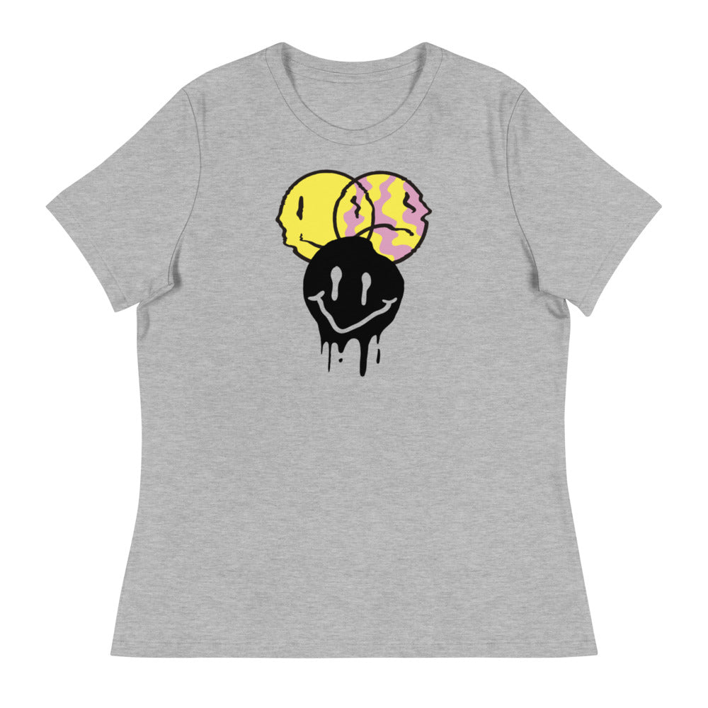 Women's Relaxed Happy T-Shirt - Random the Ghost