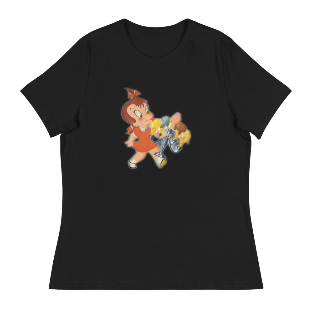 Women's Relaxed T-Shirt - Random the Ghost