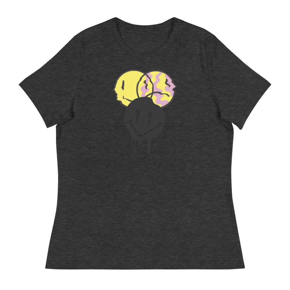 Women's Relaxed Happy T-Shirt - Random the Ghost