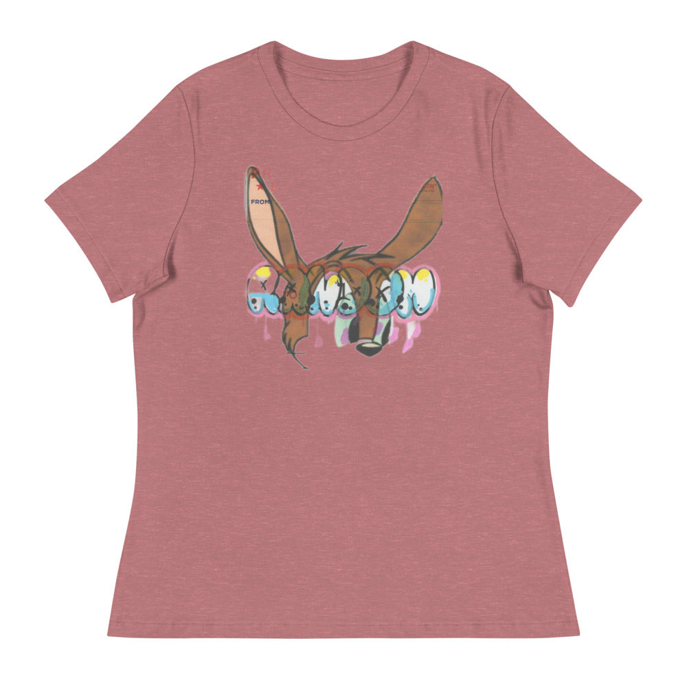 Women's Relaxed Rabbit Ears T-Shirt - Random the Ghost