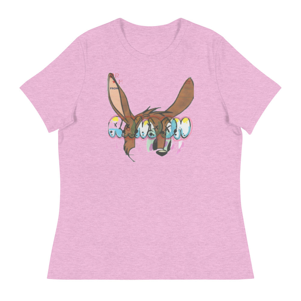 Women's Relaxed Rabbit Ears T-Shirt - Random the Ghost