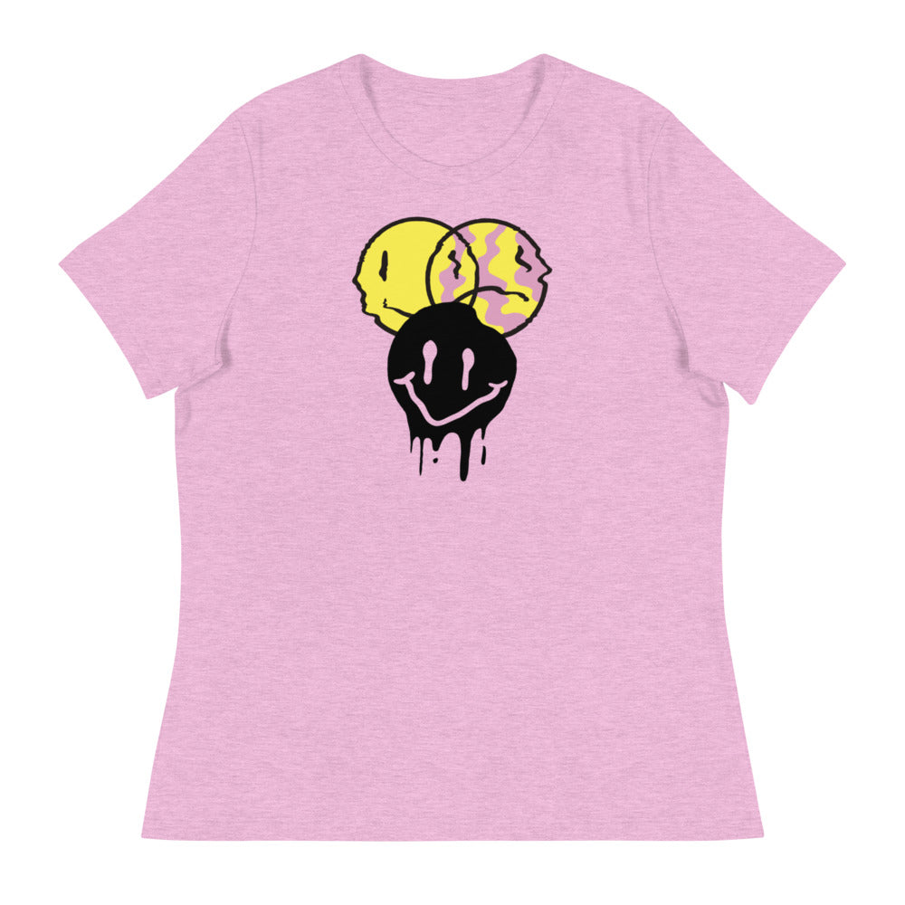 Women's Relaxed Happy T-Shirt - Random the Ghost