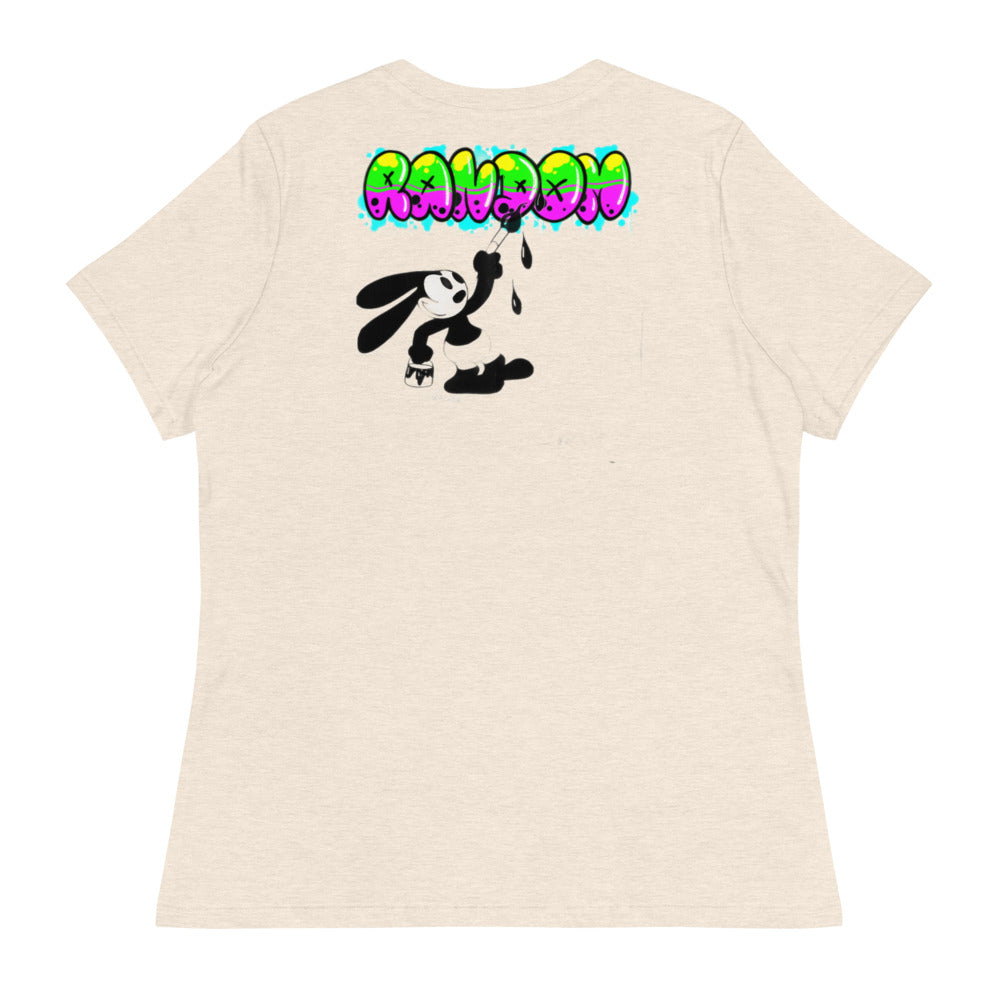 Women's Relaxed T-Shirt - Random the Ghost