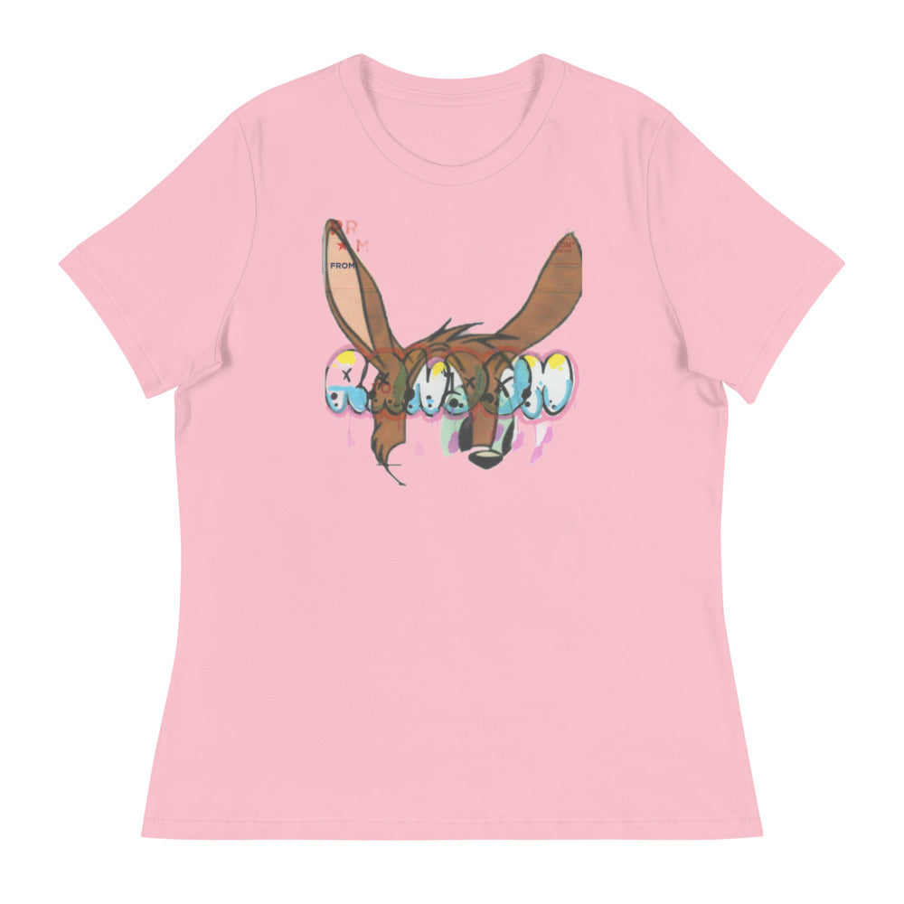 Women's Relaxed Rabbit Ears T-Shirt - Random the Ghost