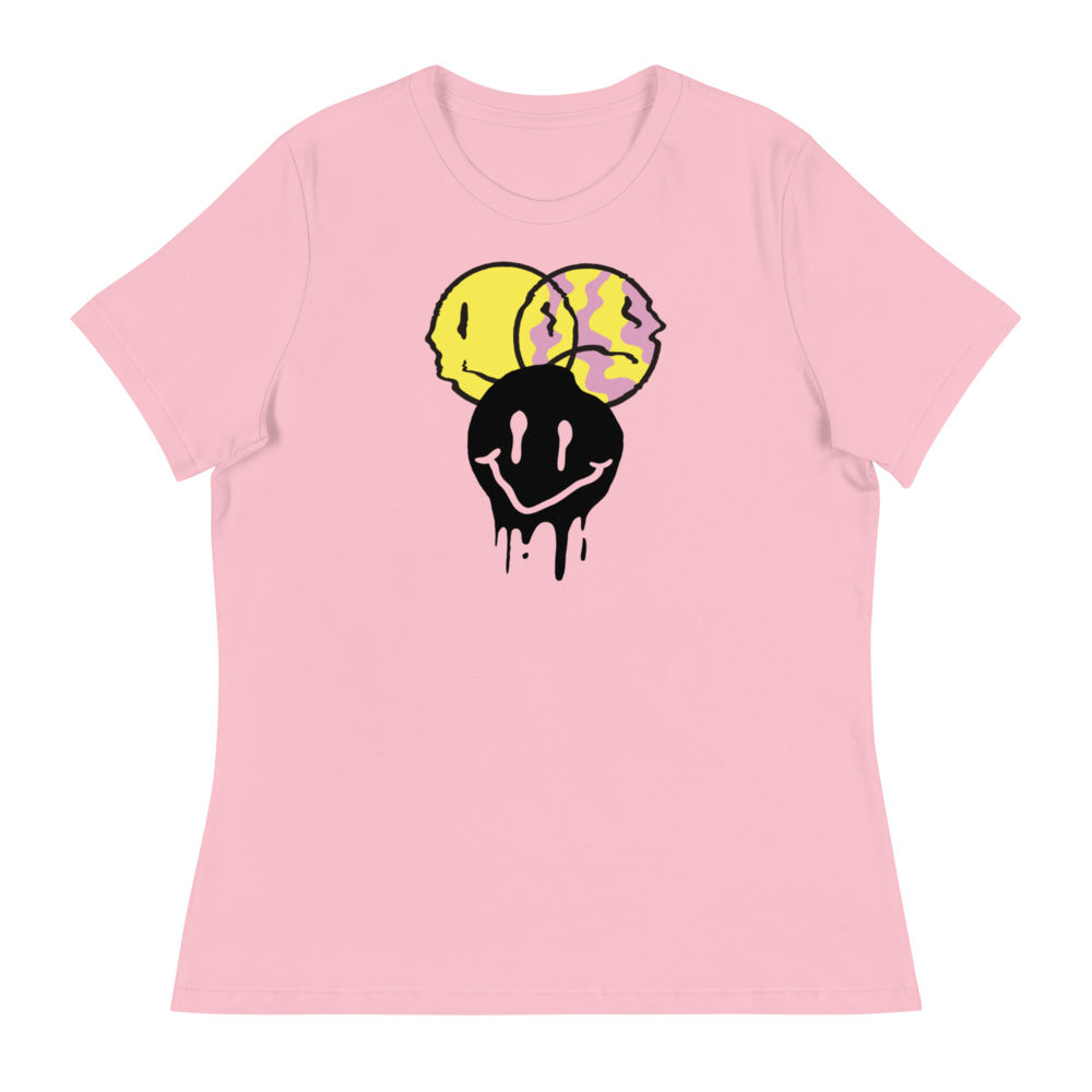 Women's Relaxed Happy T-Shirt - Random the Ghost